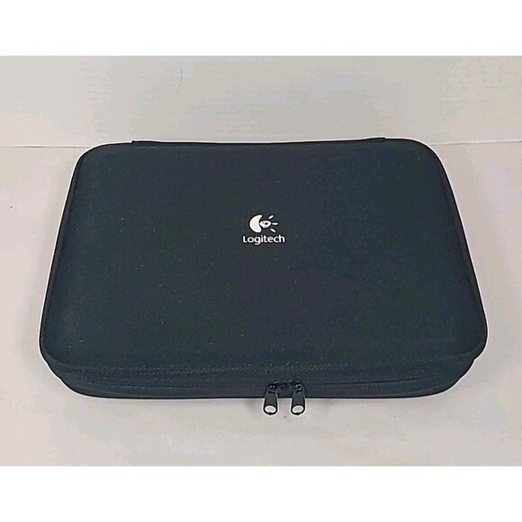 Logitech V20 USB Powered Notebook Laptop Speakers S-0155A with Zippered Case - Picture 5 of 6